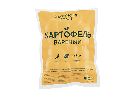 

Картофель Дмитровские Овощи отварной 500 г