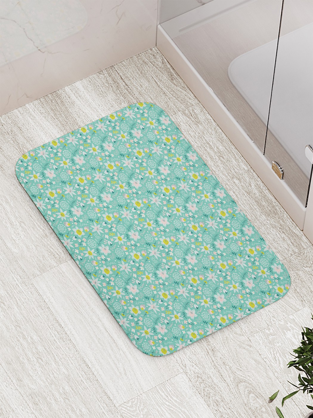

bath_67767 Коврик противоскользящий для ванной, сауны, бассейна, 77х52 см