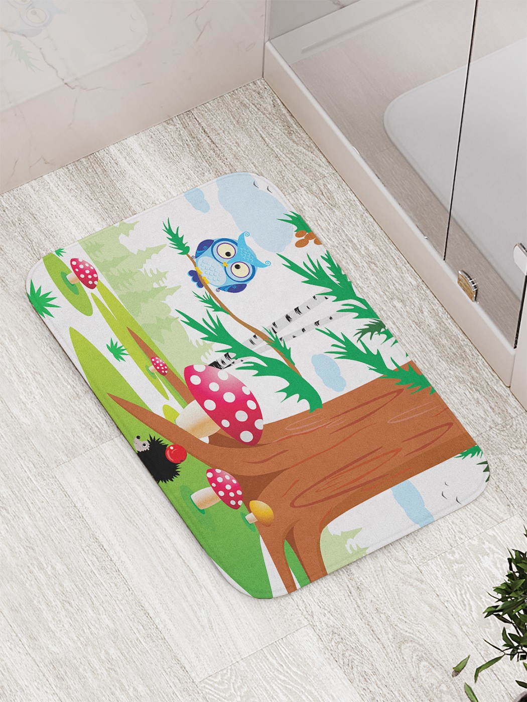 

bath_67730 Коврик противоскользящий для ванной, сауны, бассейна, 77х52 см