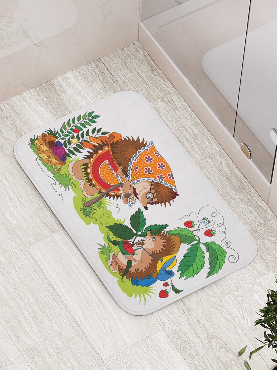 

bath_67727 Коврик противоскользящий для ванной, сауны, бассейна, 77х52 см