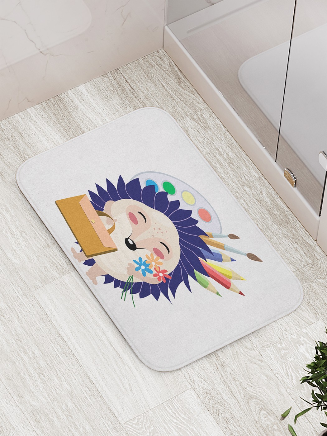 

bath_67717 Коврик противоскользящий для ванной, сауны, бассейна, 77х52 см