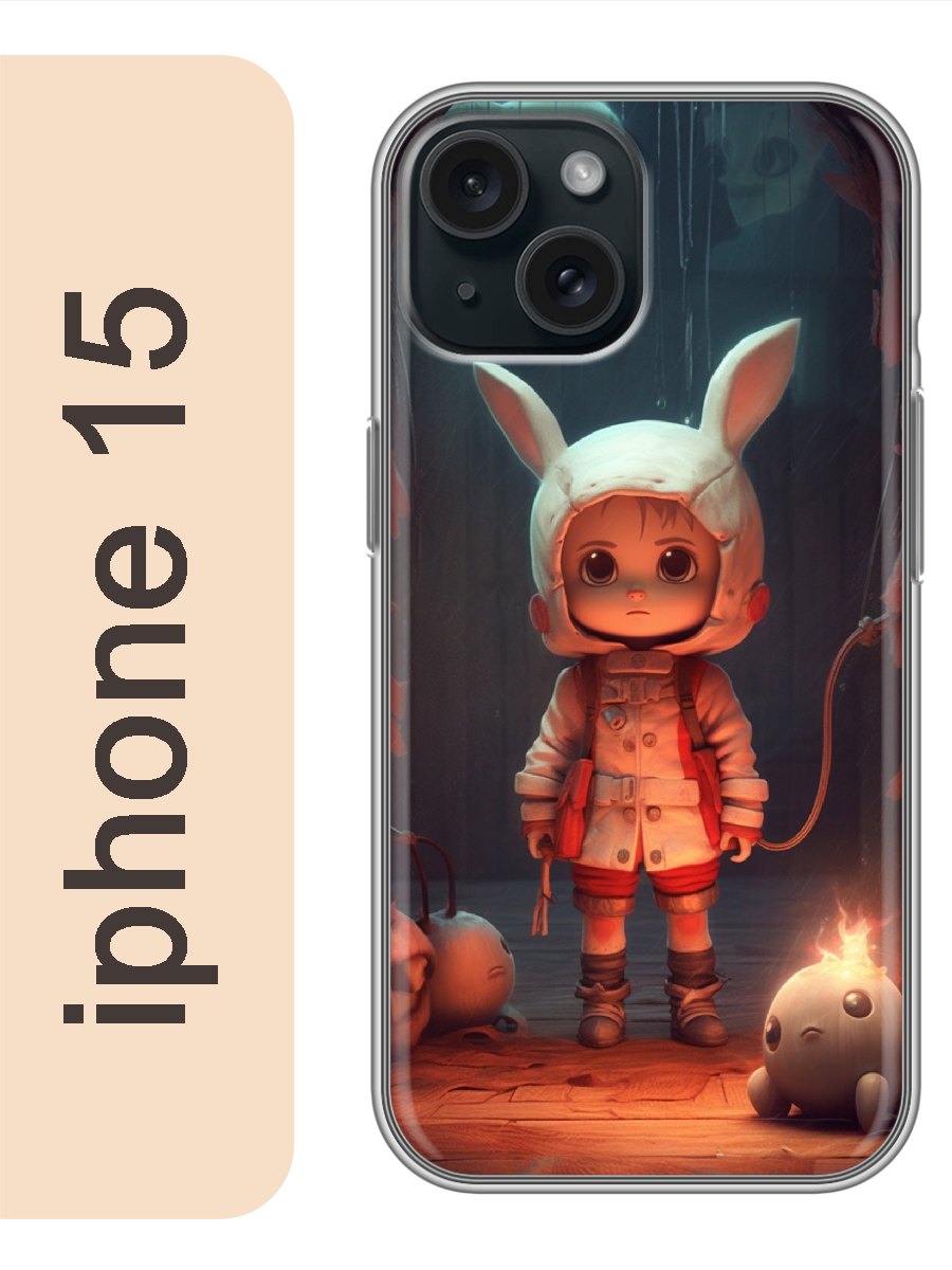 

Чехол на Apple Iphone 15 Девочка в костюме 953, Iph15anim