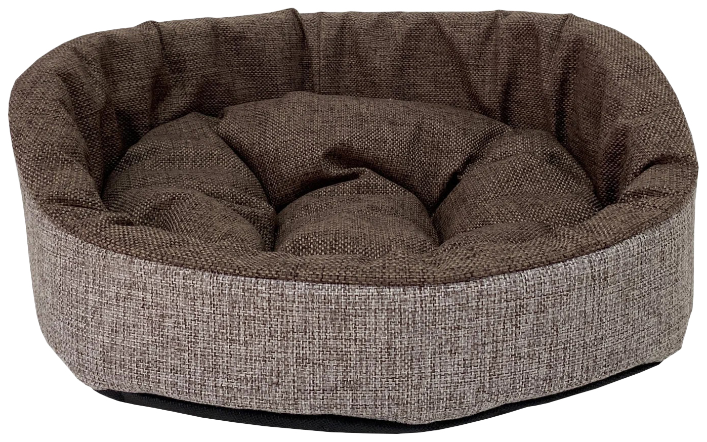 фото Диванчик homepet жаккард wool коричневый для животных 57 см х45 см х17 см