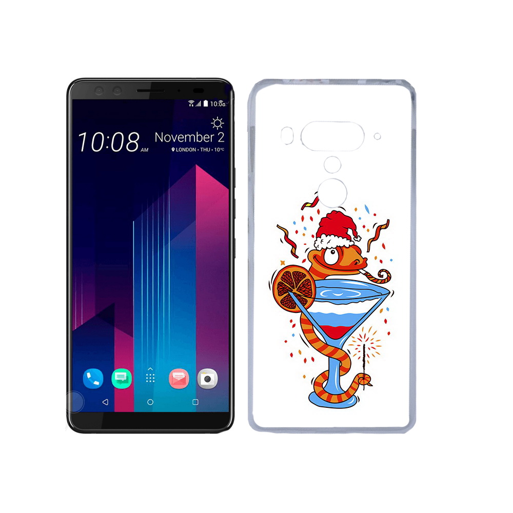 

Чехол MyPads Tocco для HTC U12+ змейка, Прозрачный, Tocco