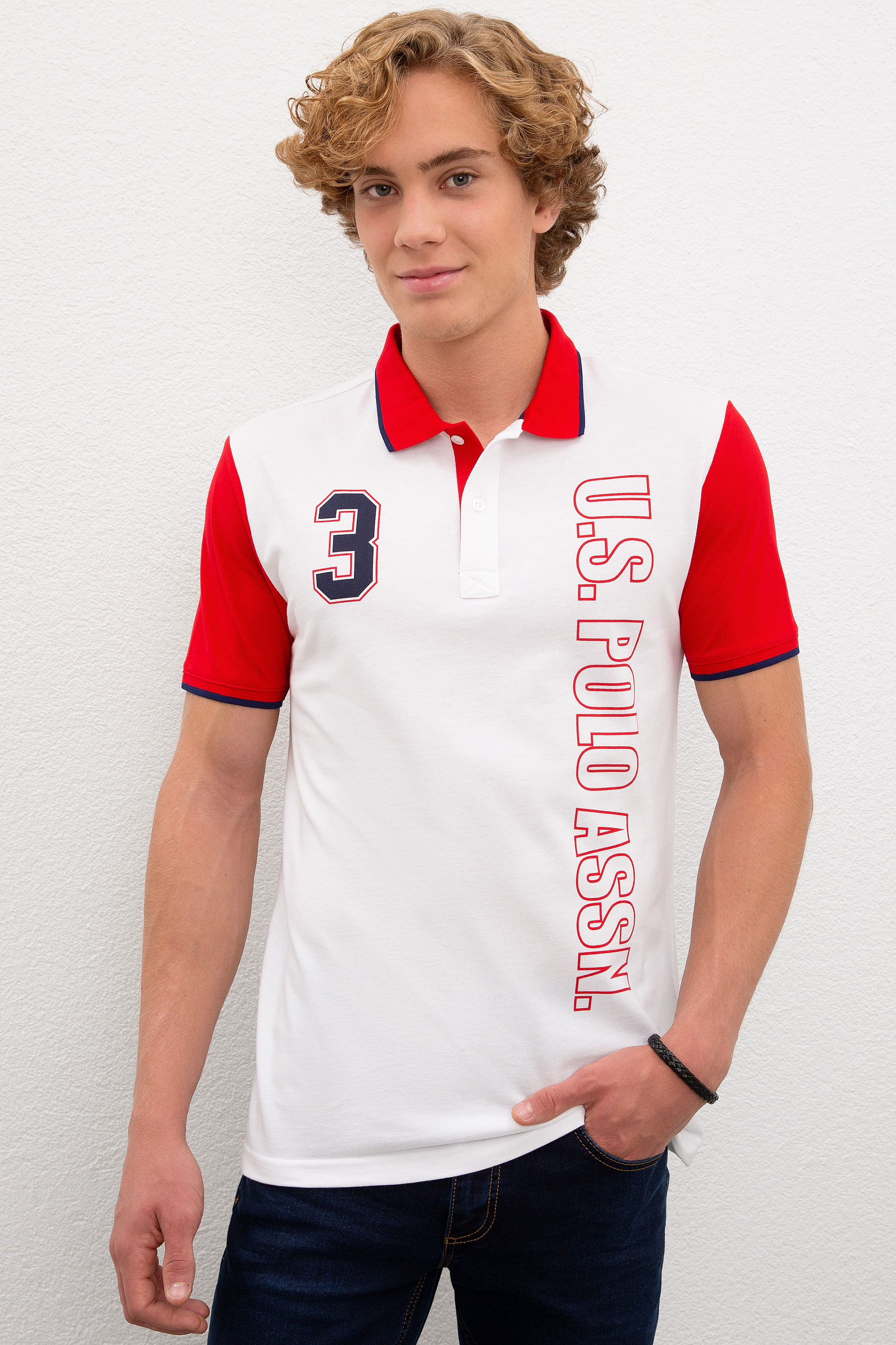 

Футболка мужская U.S. POLO Assn. G081GL0110YADIEL белая 2XL, G081GL0110YADIEL