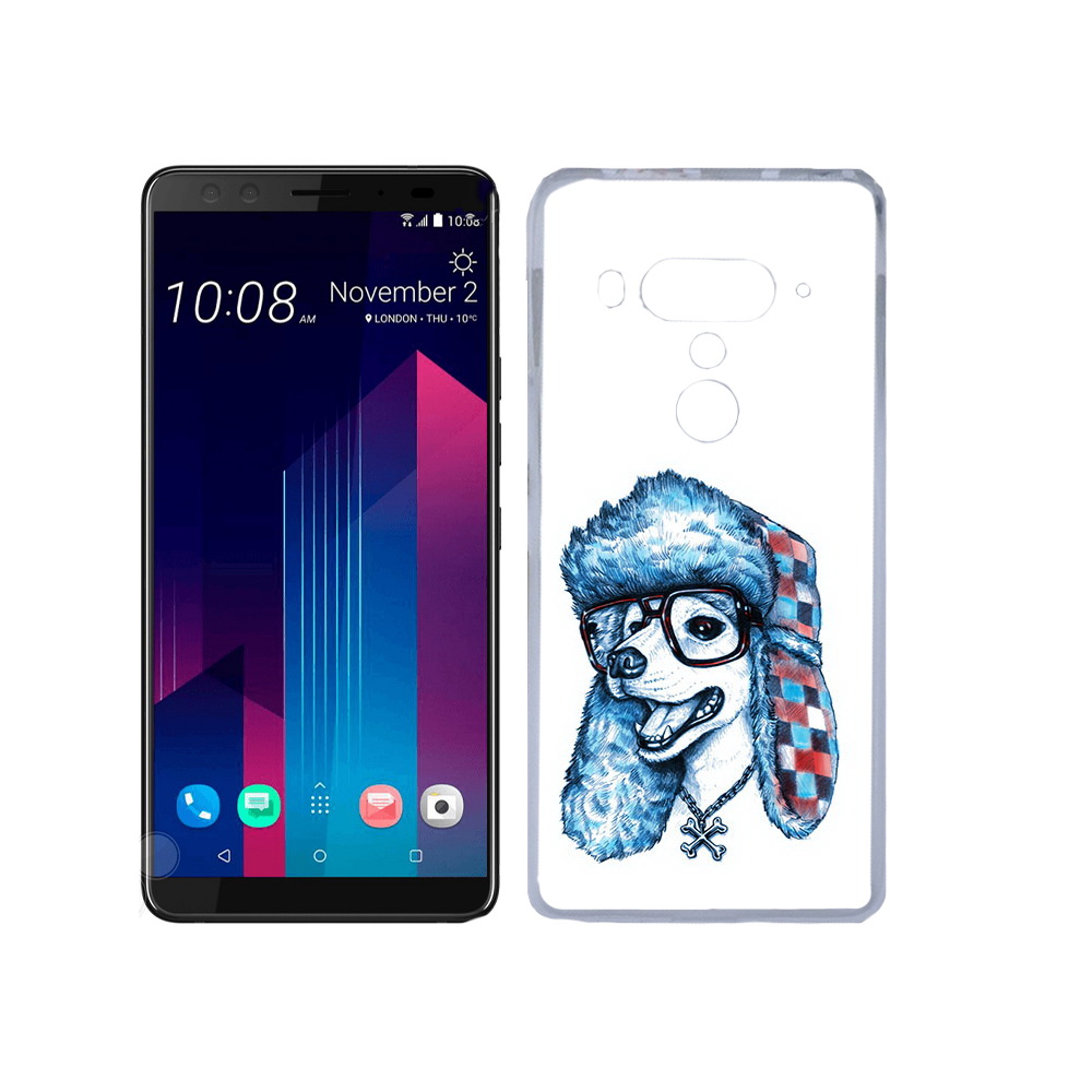 

Чехол MyPads Tocco для HTC U12+ зимний пес, Прозрачный, Tocco