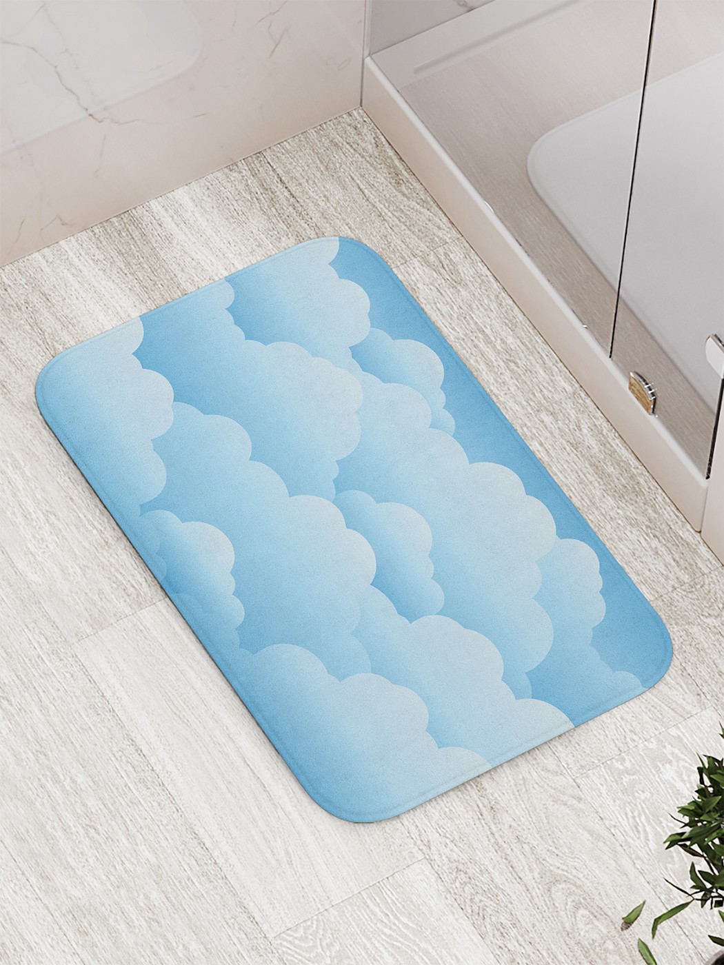 

bath_67663 Коврик противоскользящий для ванной, сауны, бассейна, 77х52 см