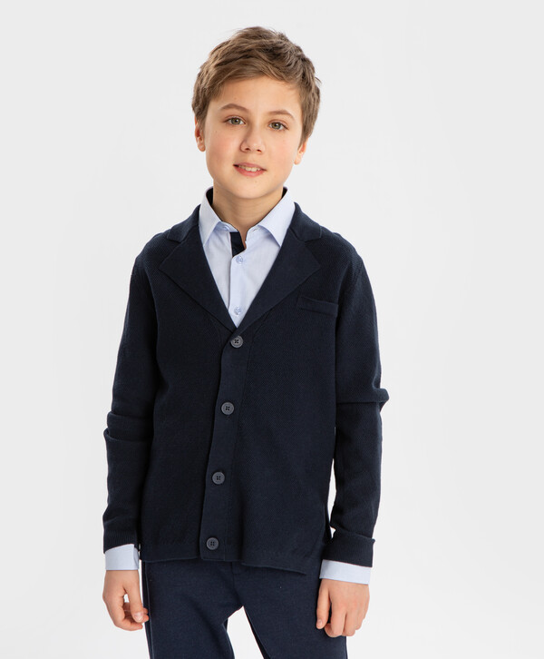 

Кардиган детский Button Blue 224BBBS35021000, синий, 134, 224BBBS35021000