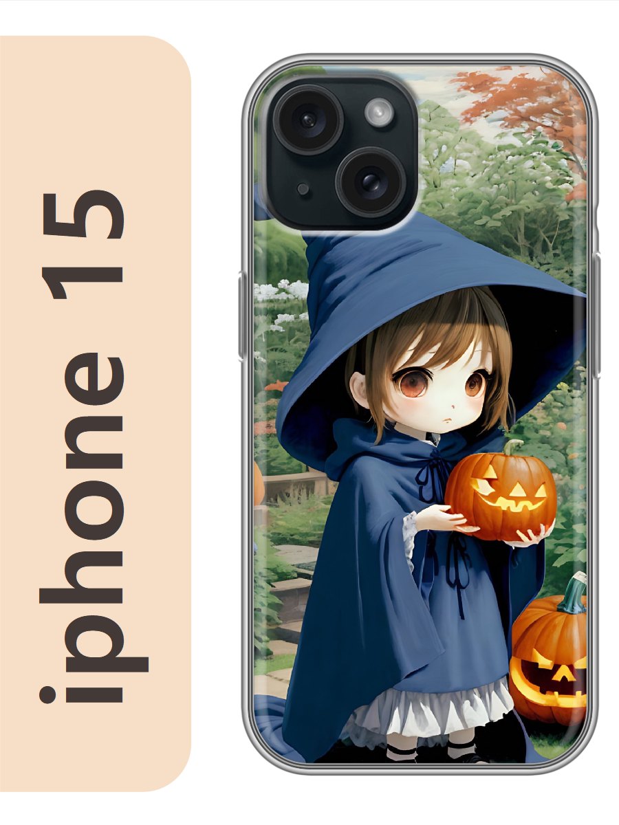 

Чехол на Apple Iphone 15 ведьмочка аниме 925, Прозрачный, Iph15anim