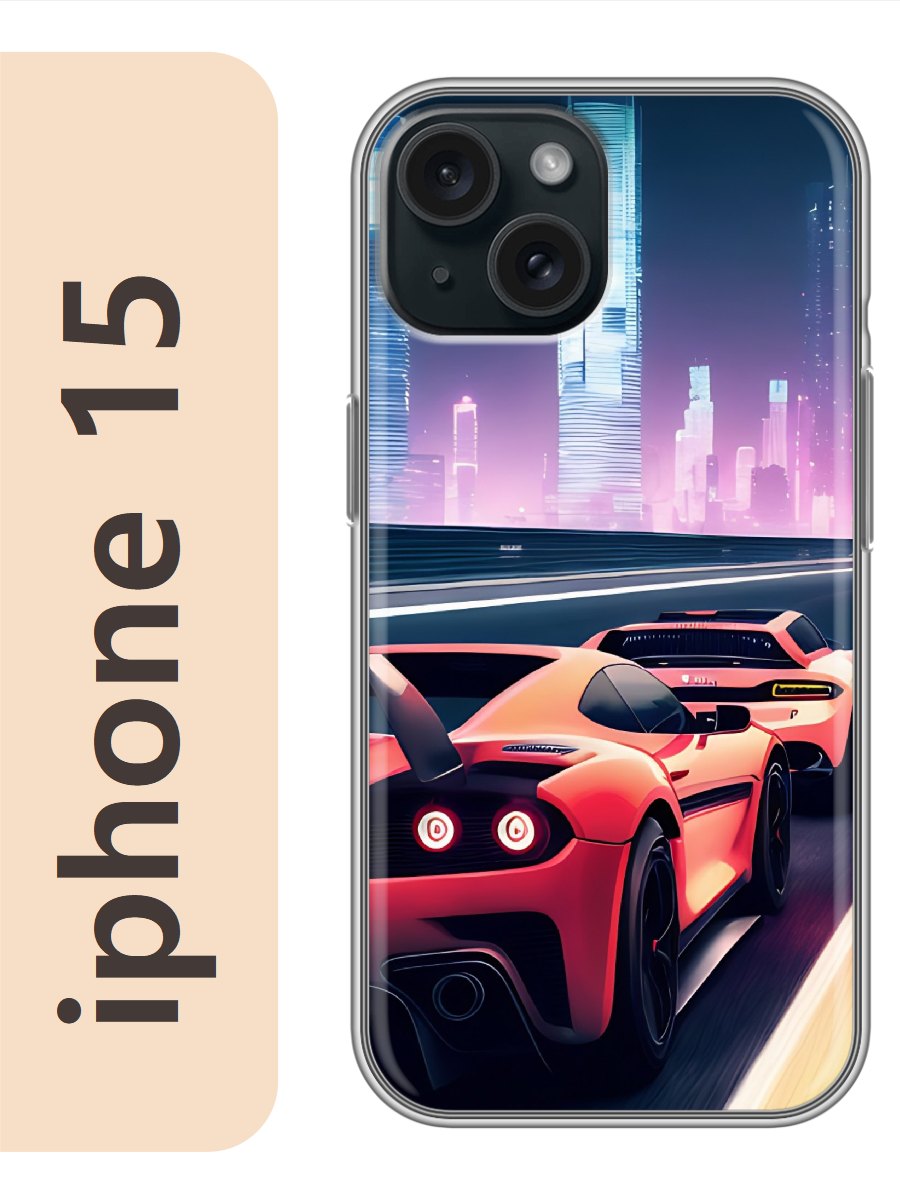 

Чехол на Apple Iphone 15 гоночные авто 919, Iph15avto