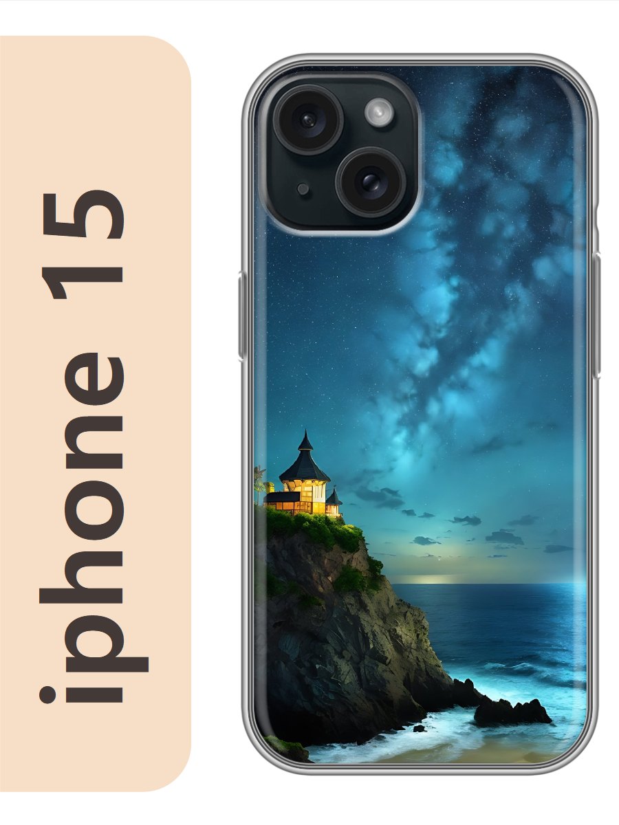 

Чехол на Apple Iphone 15 небо пейзаж 912, Iph15seas