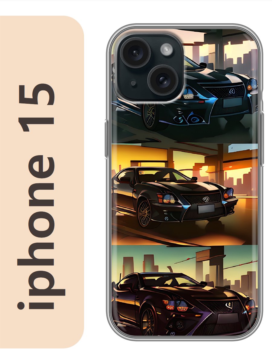 

Чехол на Apple Iphone 15 авто 910, Прозрачный, Iph15avto