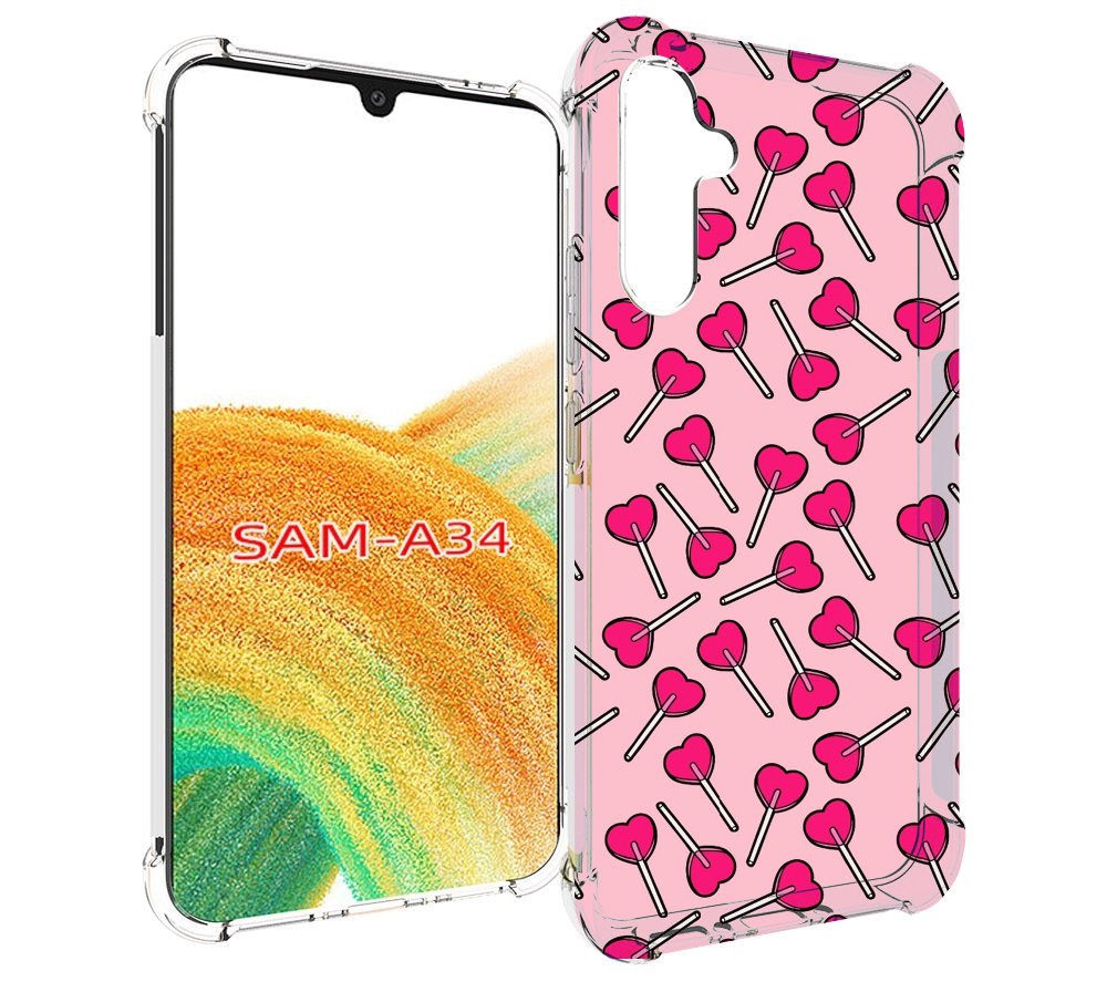 

Чехол MyPads много лединцов для Samsung Galaxy A34, Tocco