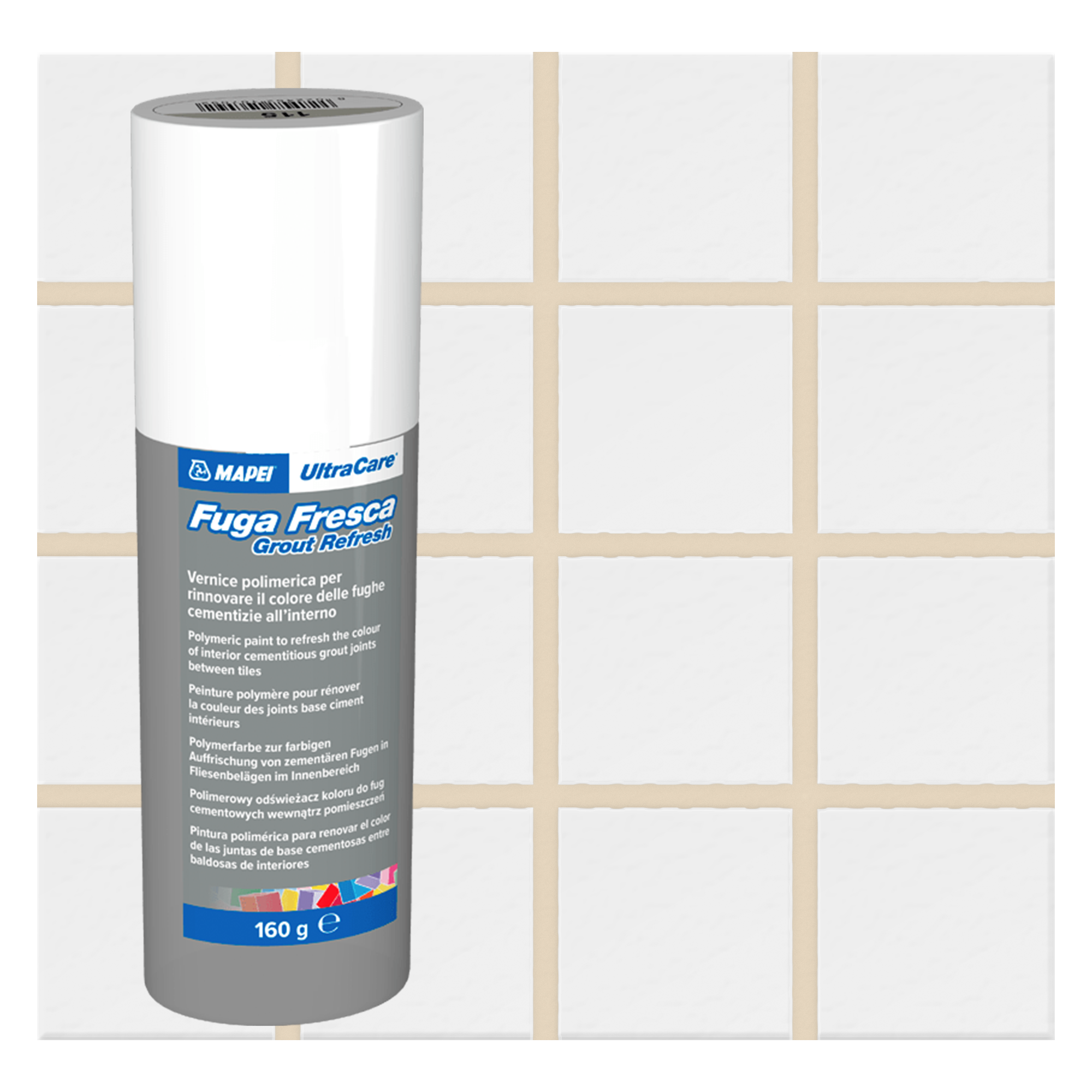 Краска для швов Mapei Ultracare Fuga Fresca 130 Жасмин фуга фреска, 0.160 кг эпоксидная затирка живая краска 018 диамант жасмин 1 кг 001018