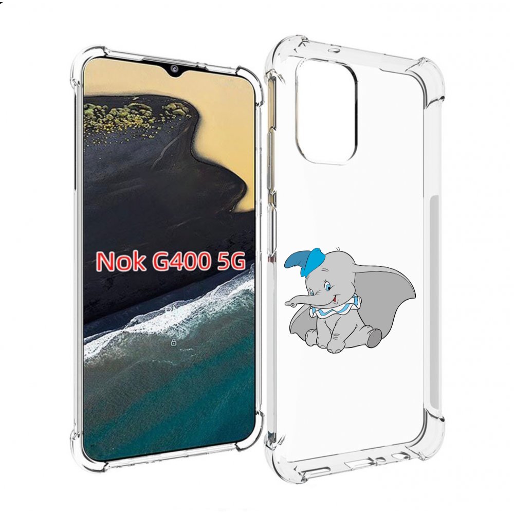 

Чехол MyPads слоненок-с-большими-ушками для Nokia G400 5G, Прозрачный, Tocco