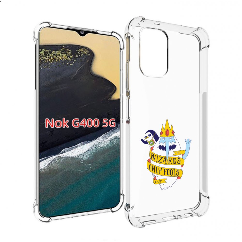 

Чехол MyPads время приключений снежный король для Nokia G400 5G, Прозрачный, Tocco