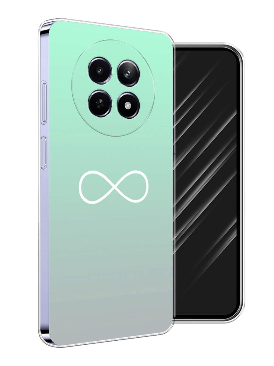 

Чехол Awog на Realme 12 5G "Бесконечность от Тиффани", Бирюзовый, 2516450-1