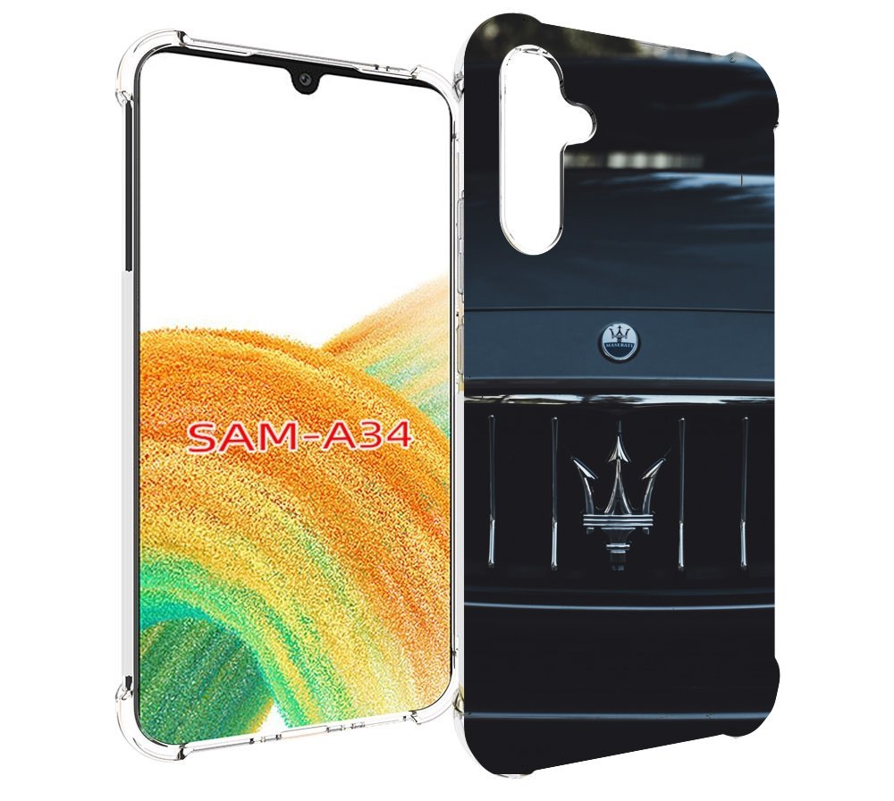 

Чехол MyPads мазерати maserati 2 для Samsung Galaxy A34, Tocco