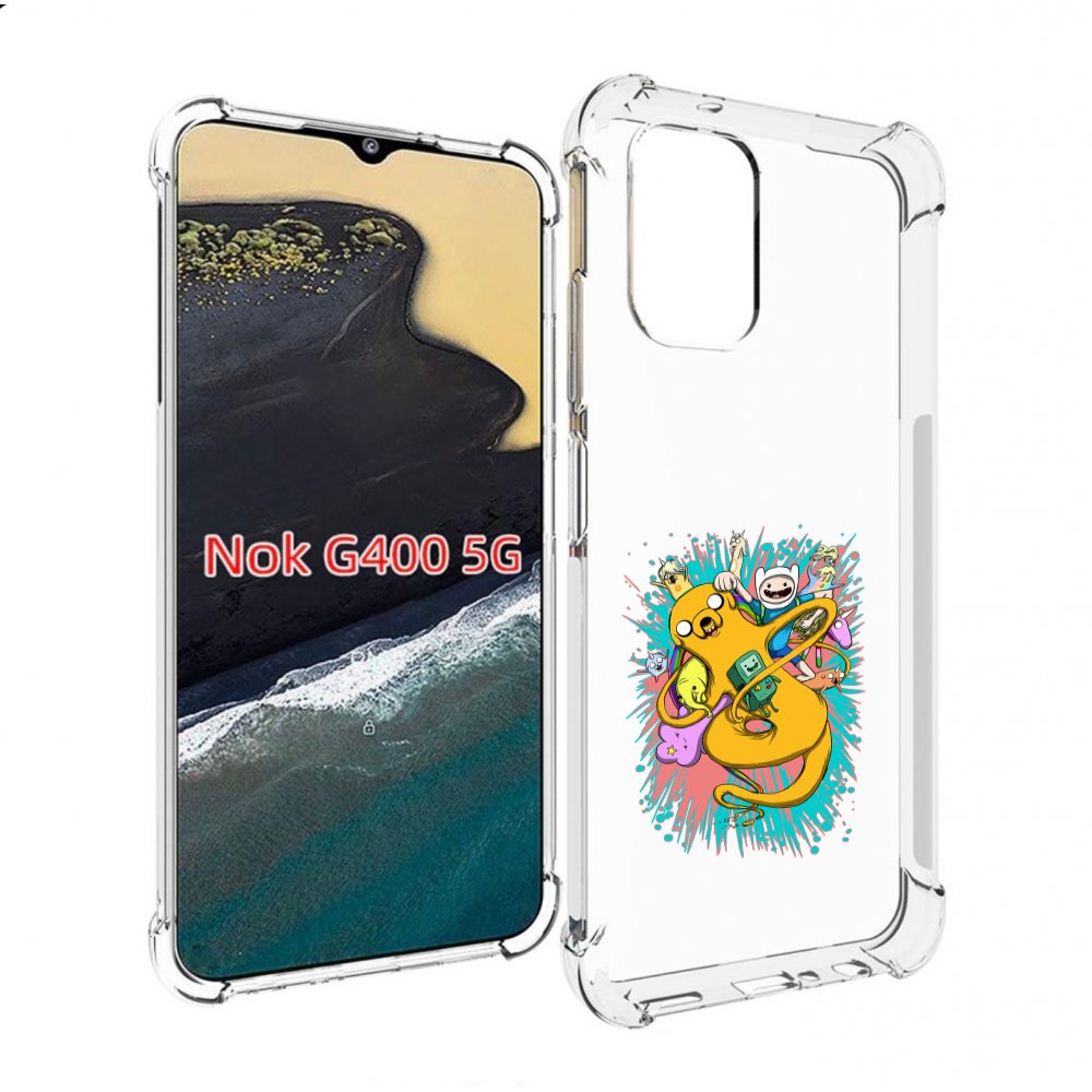 

Чехол MyPads время приключений рисунок для Nokia G400 5G, Прозрачный, Tocco