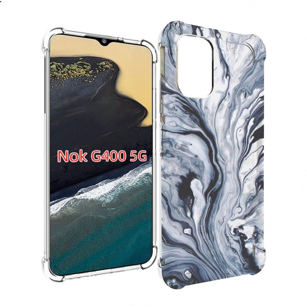 

Чехол MyPads серая краска для Nokia G400 5G, Прозрачный, Tocco