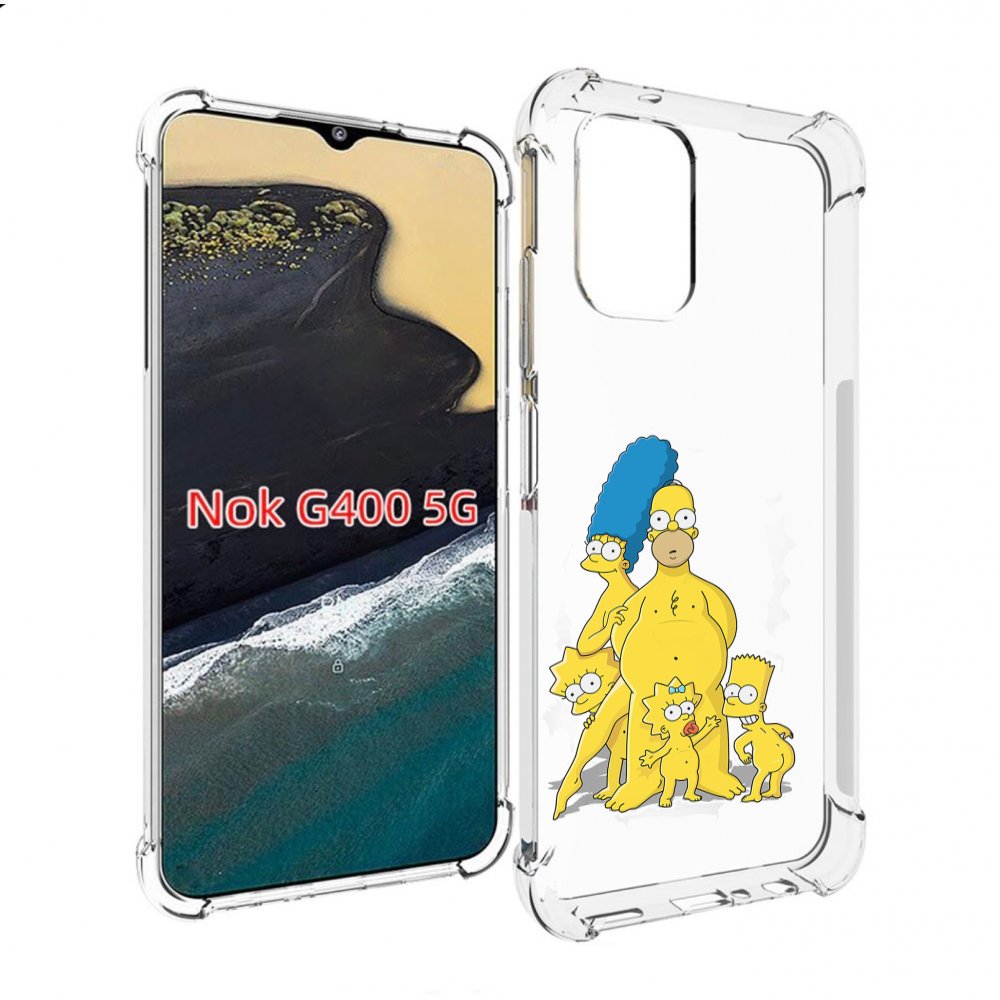 

Чехол MyPads семья-симпсонов для Nokia G400 5G, Прозрачный, Tocco
