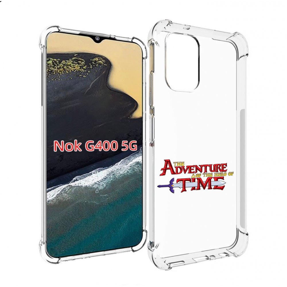 

Чехол MyPads время приключений логотип для Nokia G400 5G, Прозрачный, Tocco
