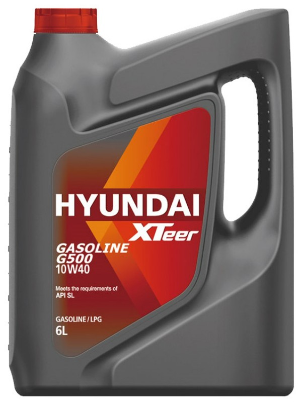 фото Hyundai-kia масло моторное hyundai xteer gasoline g500 sl 10w40 6л