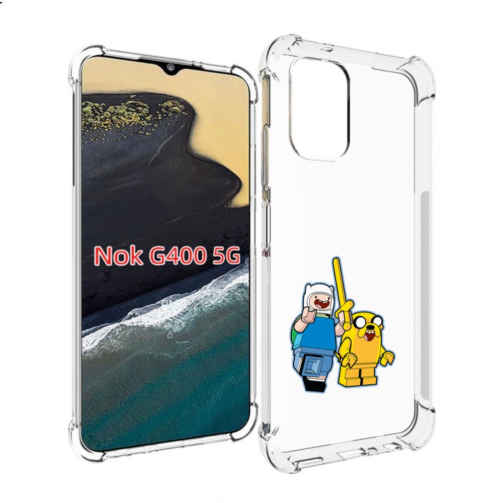 

Чехол MyPads время приключений лего для Nokia G400 5G, Прозрачный, Tocco