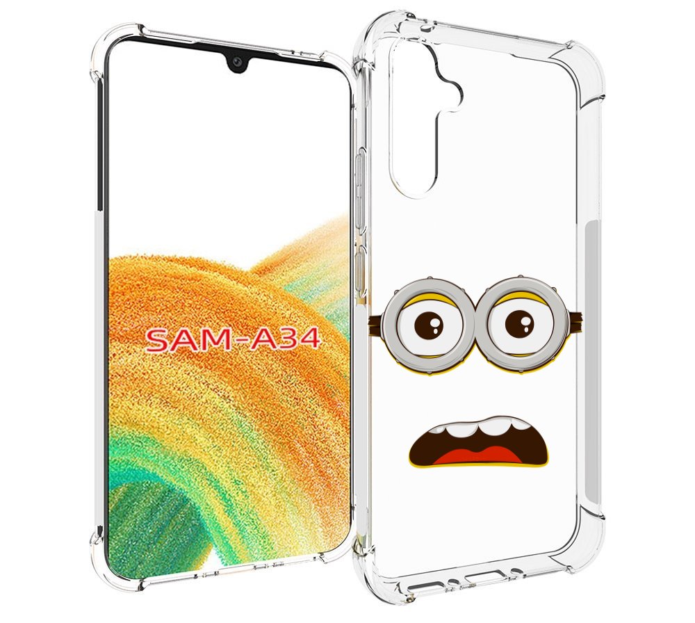 

Чехол MyPads лицо-миньона для Samsung Galaxy A34, Tocco