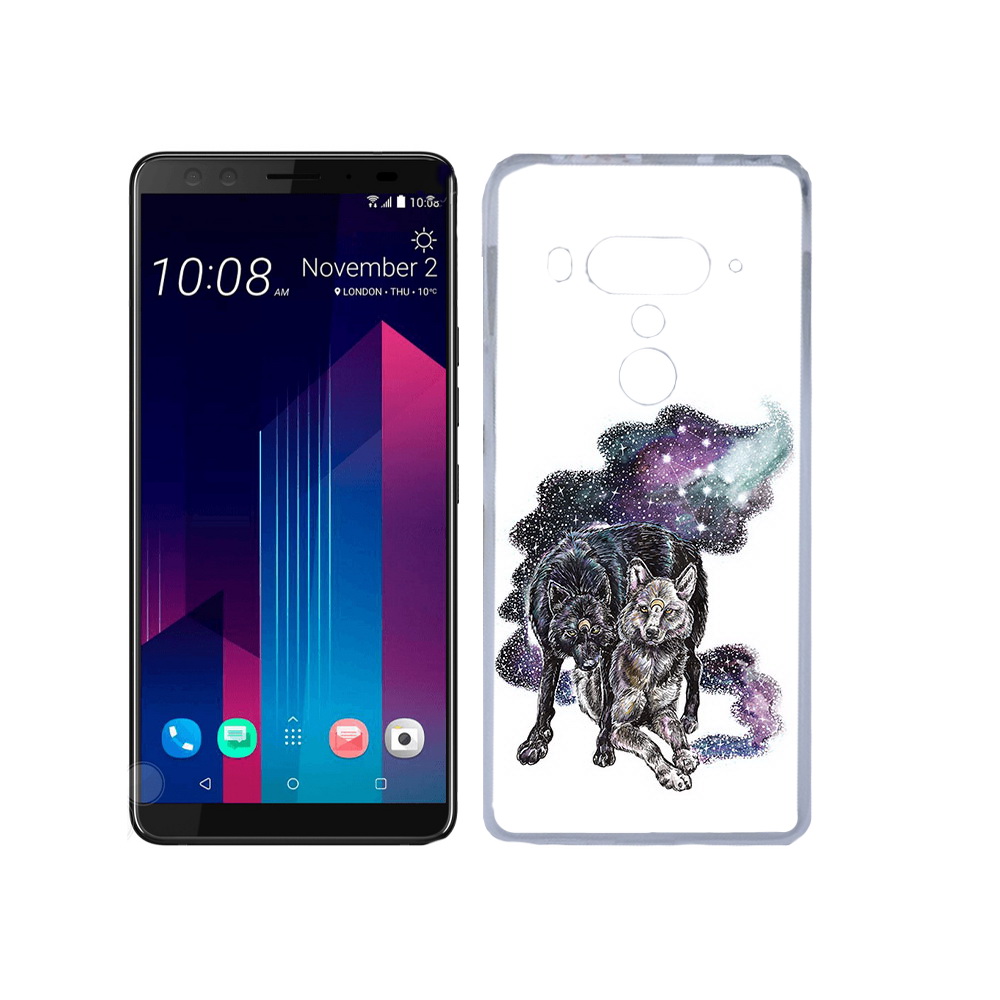 

Чехол MyPads Tocco для HTC U12+ звездные волки, Прозрачный, Tocco