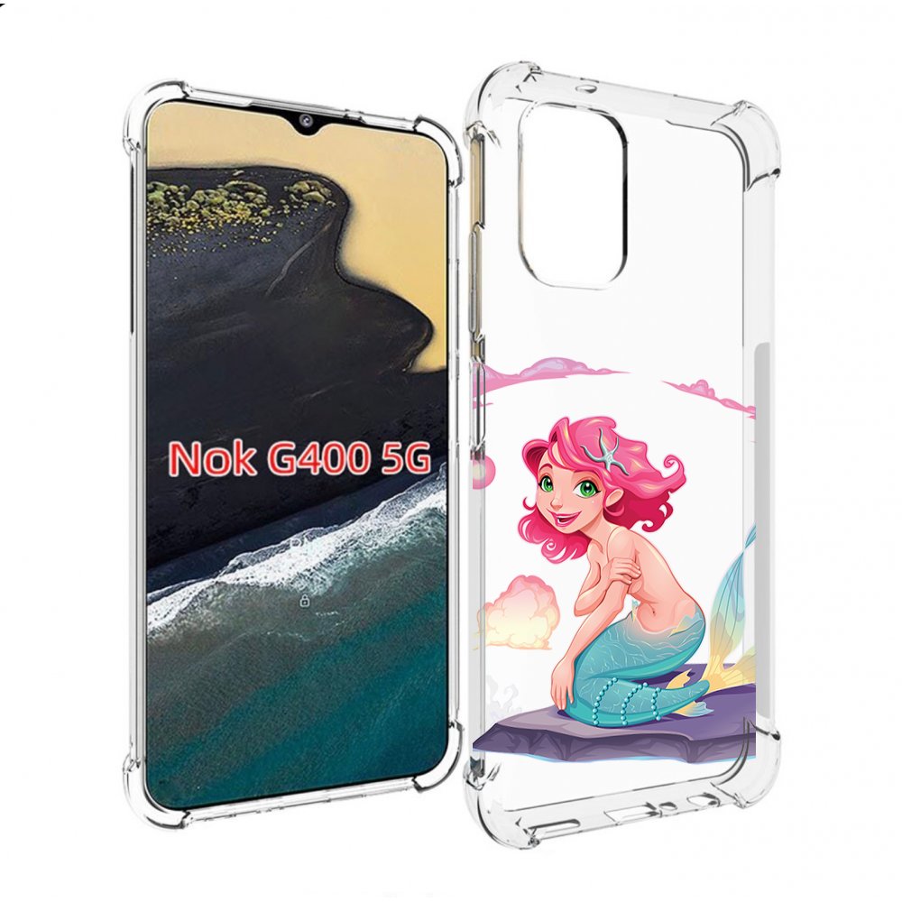 

Чехол MyPads русалочка для Nokia G400 5G, Прозрачный, Tocco