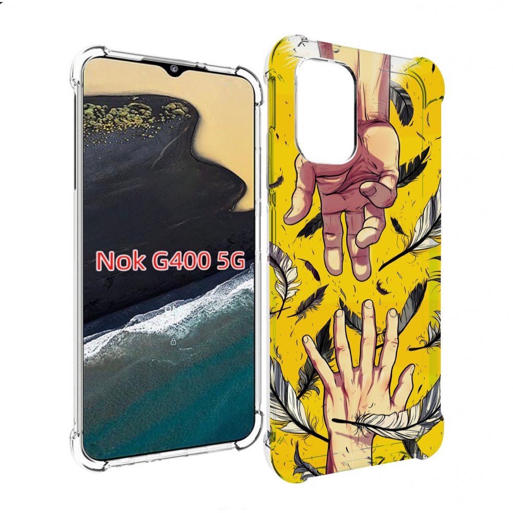 

Чехол MyPads рука-в-руку для Nokia G400 5G, Прозрачный, Tocco