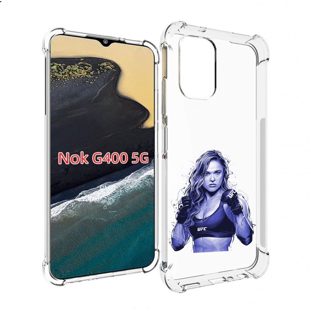 

Чехол MyPads ронда-роузи-юфс для Nokia G400 5G, Прозрачный, Tocco
