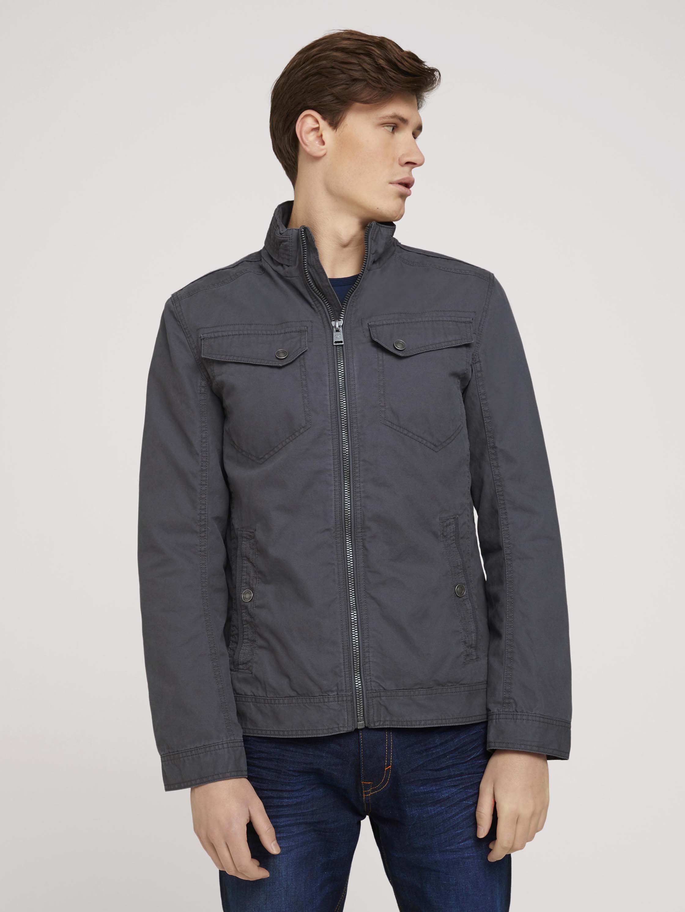 

Ветровка мужская TOM TAILOR 1024291 серая 2XL, 1024291