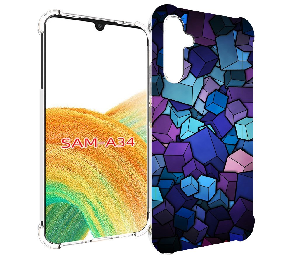 

Чехол MyPads лепестки для Samsung Galaxy A34, Tocco