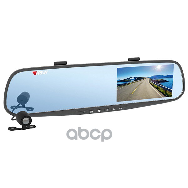 

Зеркало с видеорегистратором ARTWAY AV-600,1920*1080P,120,4,3’’ ,2 камеры 1шт