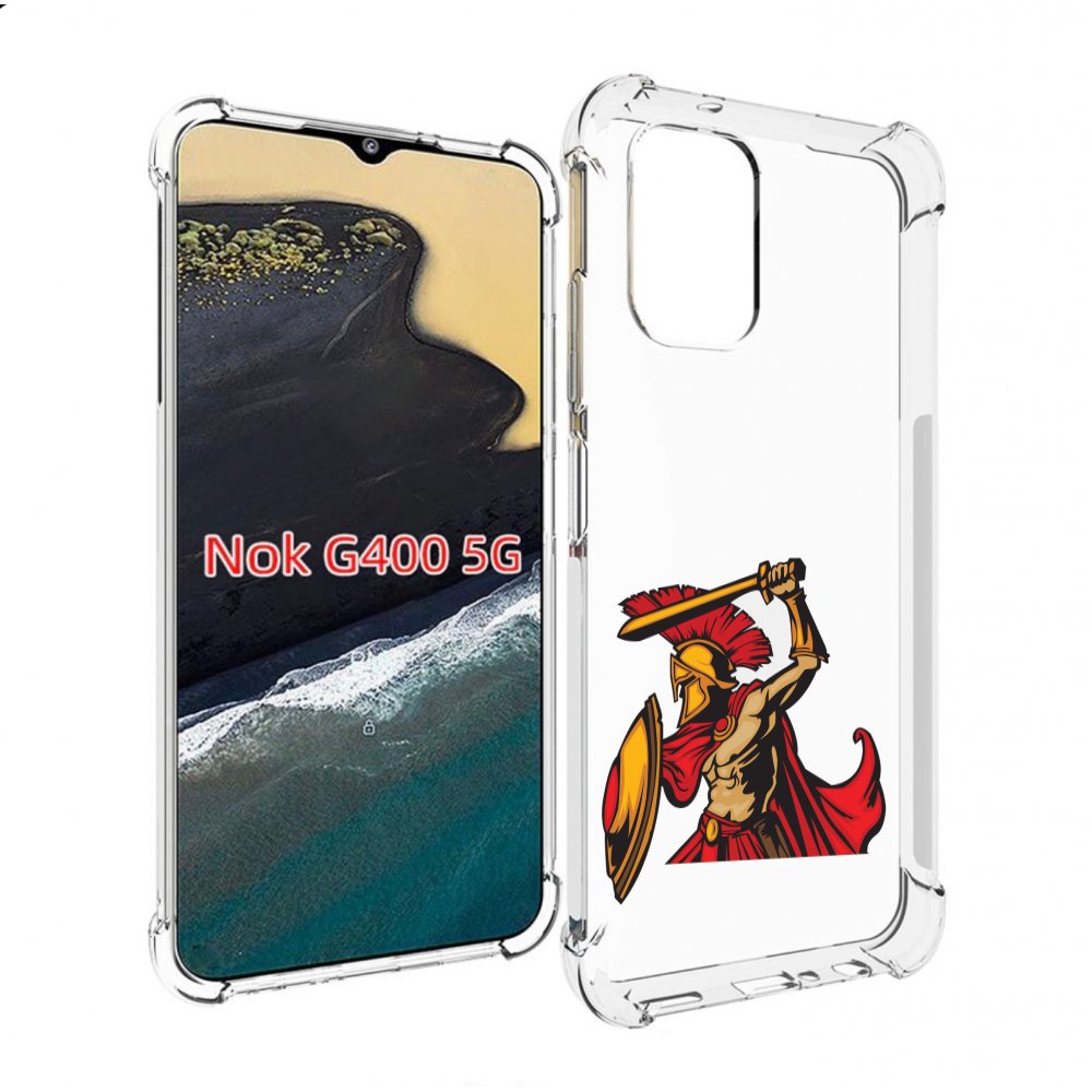 

Чехол MyPads римский-воин для Nokia G400 5G, Прозрачный, Tocco