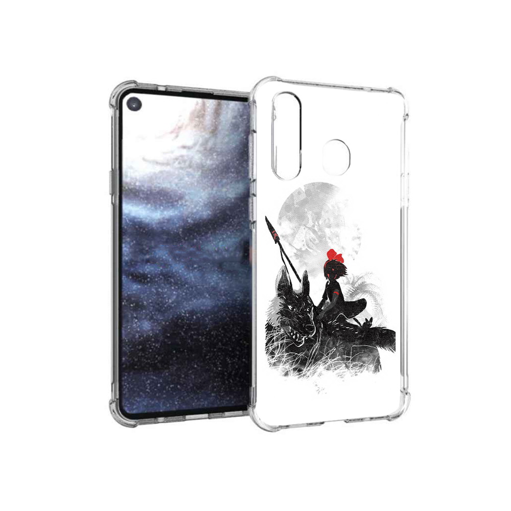 

Чехол MyPads Tocco для Samsung Galaxy A8s мононоке (PT124633.501.481), Прозрачный, Tocco