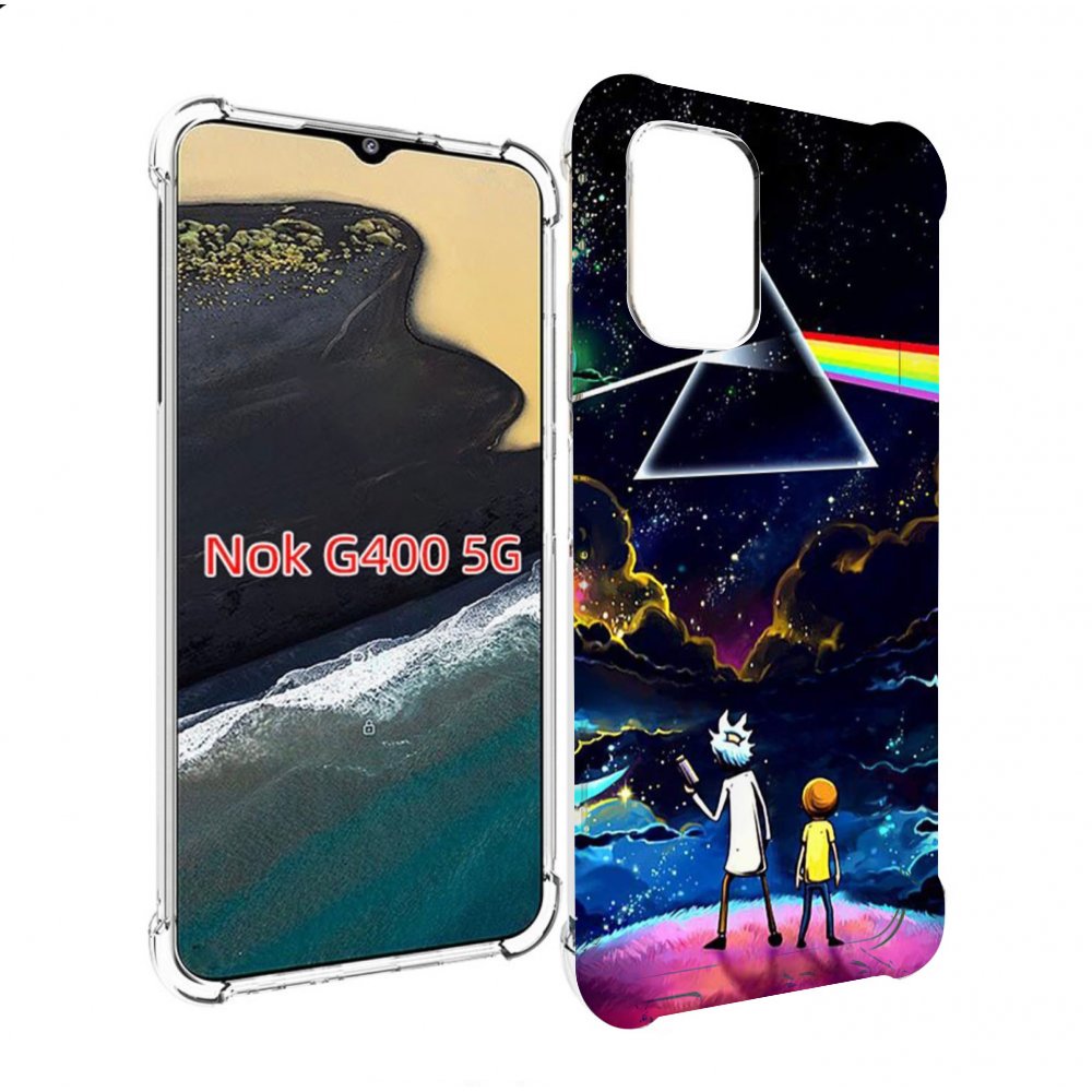 

Чехол MyPads рик и морти в космосе для Nokia G400 5G, Прозрачный, Tocco