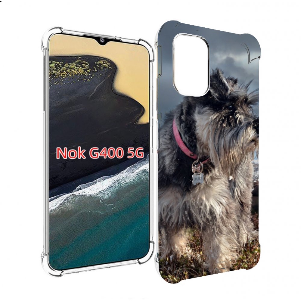 

Чехол MyPads ризеншнауцер 2 для Nokia G400 5G, Прозрачный, Tocco