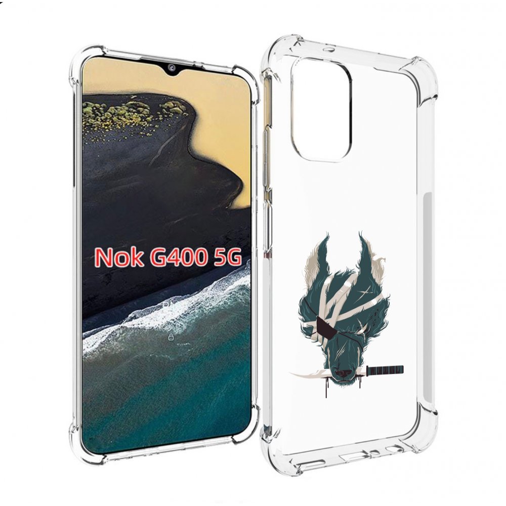 

Чехол MyPads волк-разбойник для Nokia G400 5G, Прозрачный, Tocco