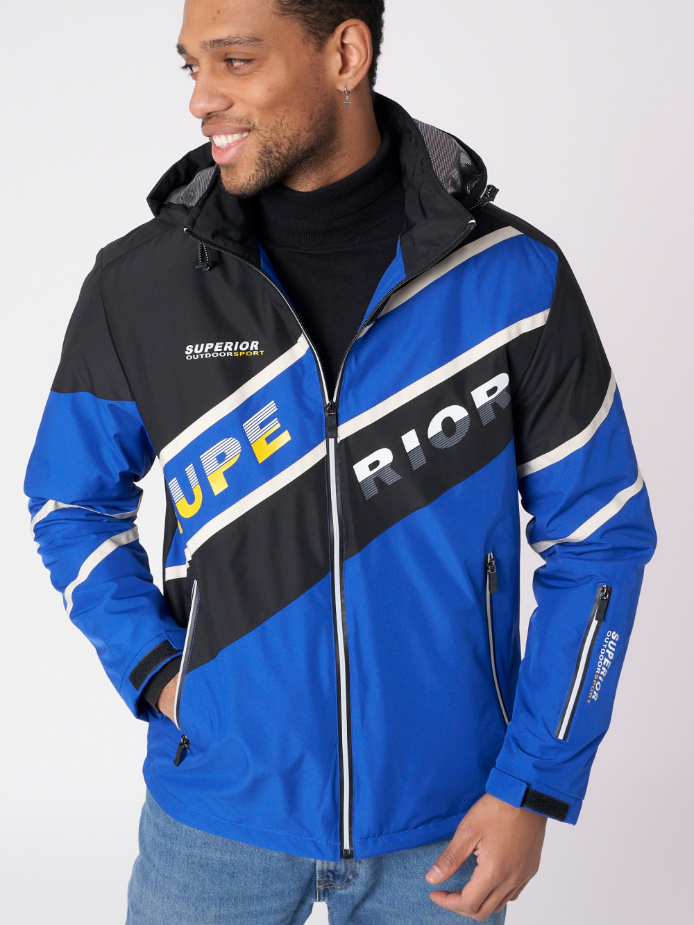 фото Спортивная куртка мужская mtforce 3583 синяя 3xl