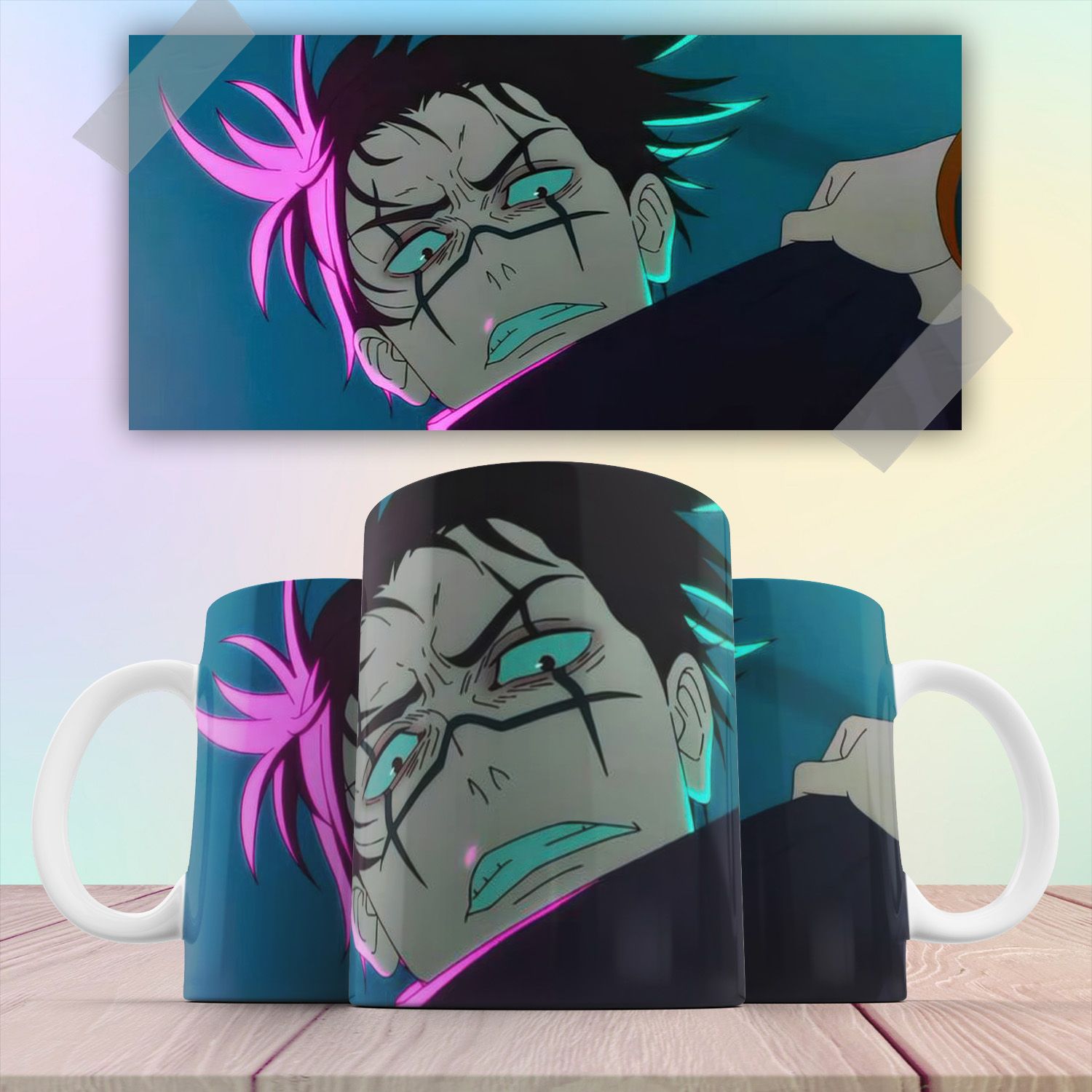 

Кружка аниме Магическая битва Чосо Jujutsu Kaisen 330 мл