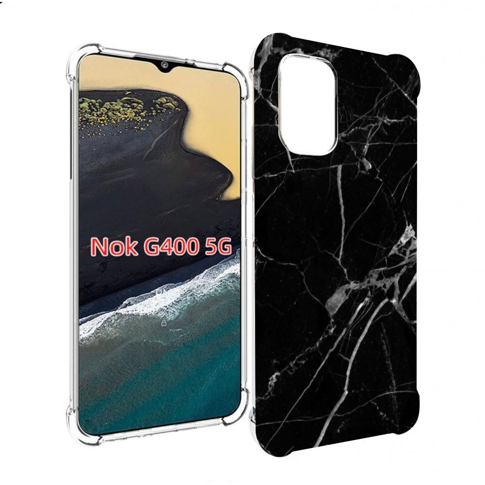 

Чехол MyPads разбитое стекло для Nokia G400 5G, Прозрачный, Tocco