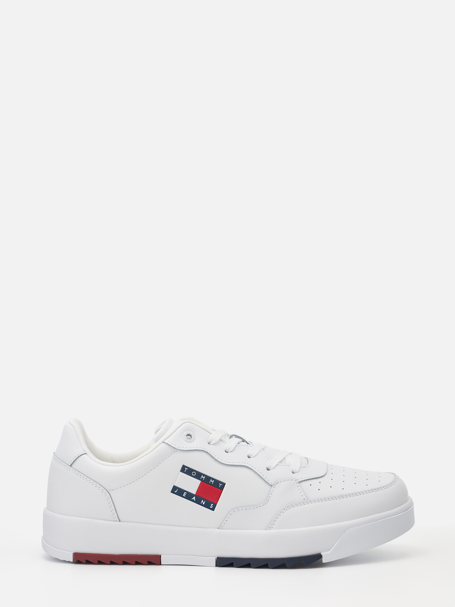 Кеды мужские Tommy Hilfiger Essential Serrated EM0EM01397 белые 45 EU 12817₽