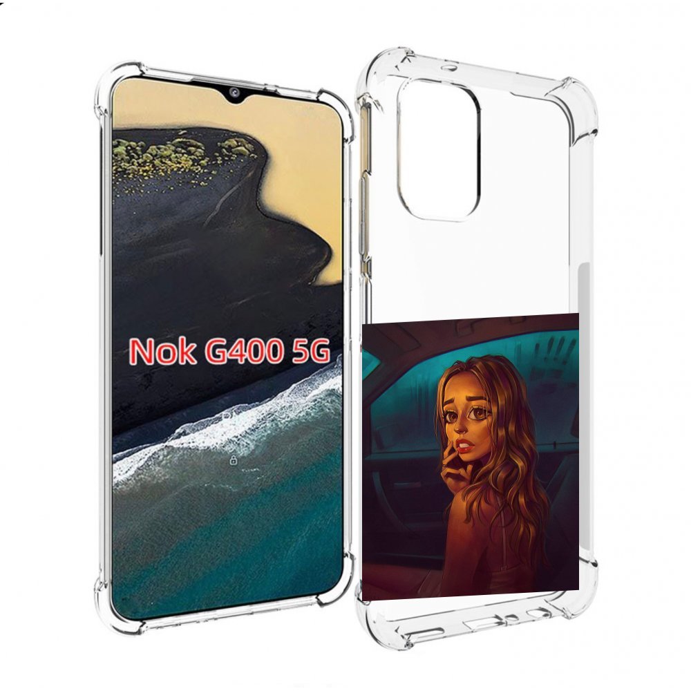 

Чехол MyPads пуп-невесты женский для Nokia G400 5G, Прозрачный, Tocco