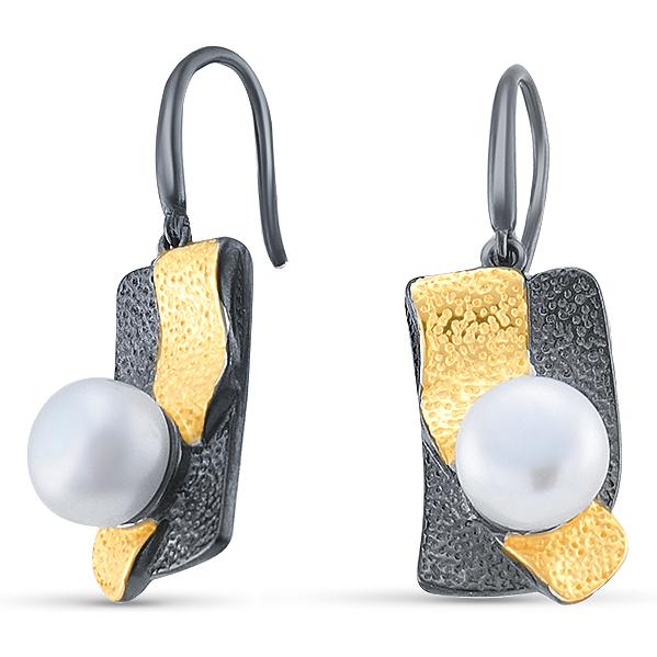 

Серьги женские из серебра Silver Wings 22ea1823gp-204, жемчуг, 22ea1823gp-204