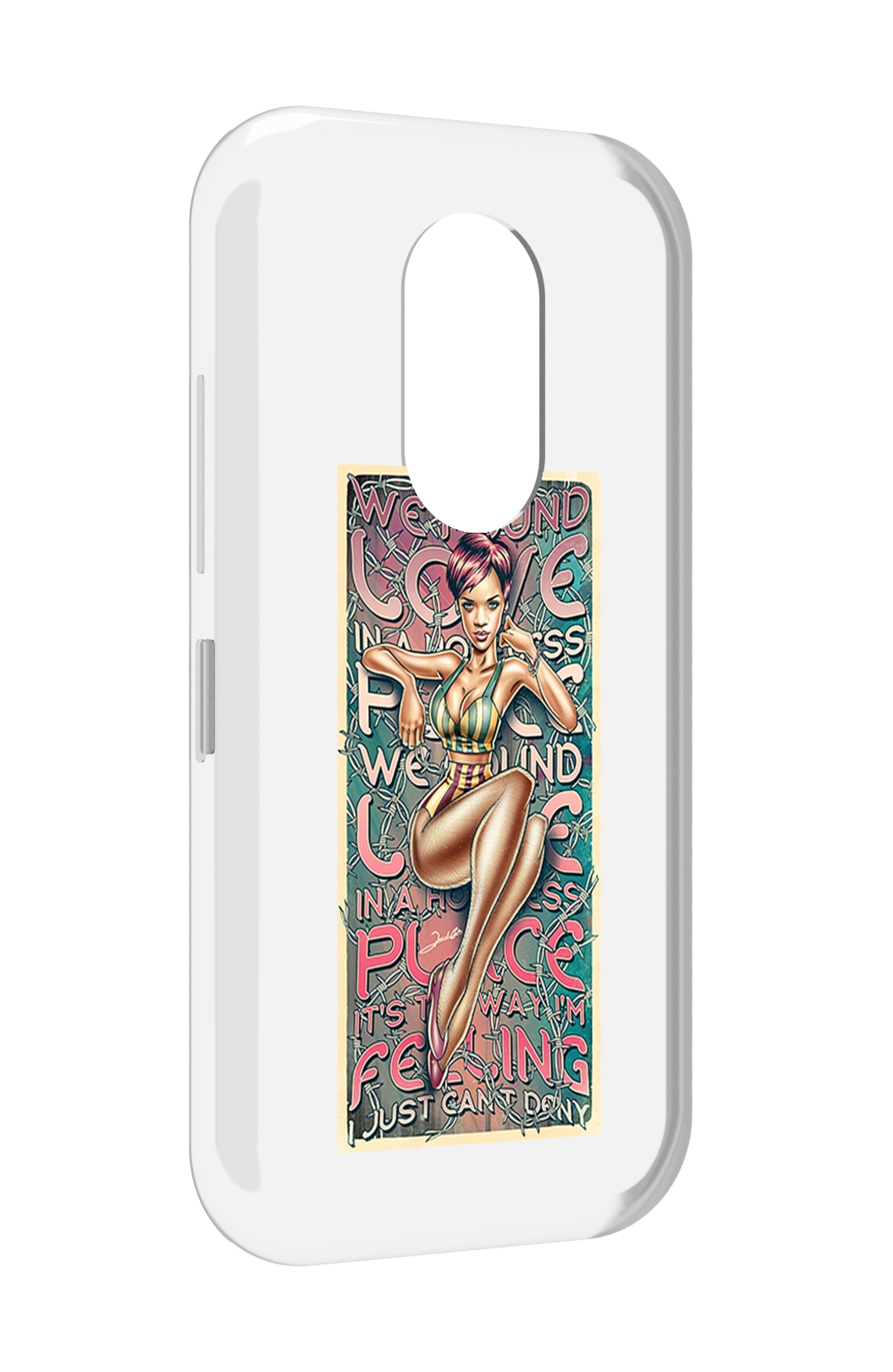 

Чехол MyPads постер-рианна для Doogee S61 / S61 Pro, Прозрачный, Tocco