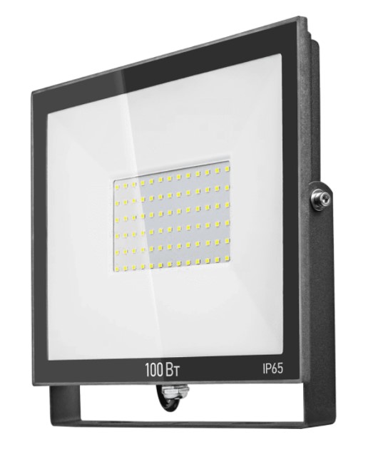 фото Прожектор светодиодный онлайт ofl-100-6k-bl-ip65-led 100w 6000k, 280х234х28, 61948