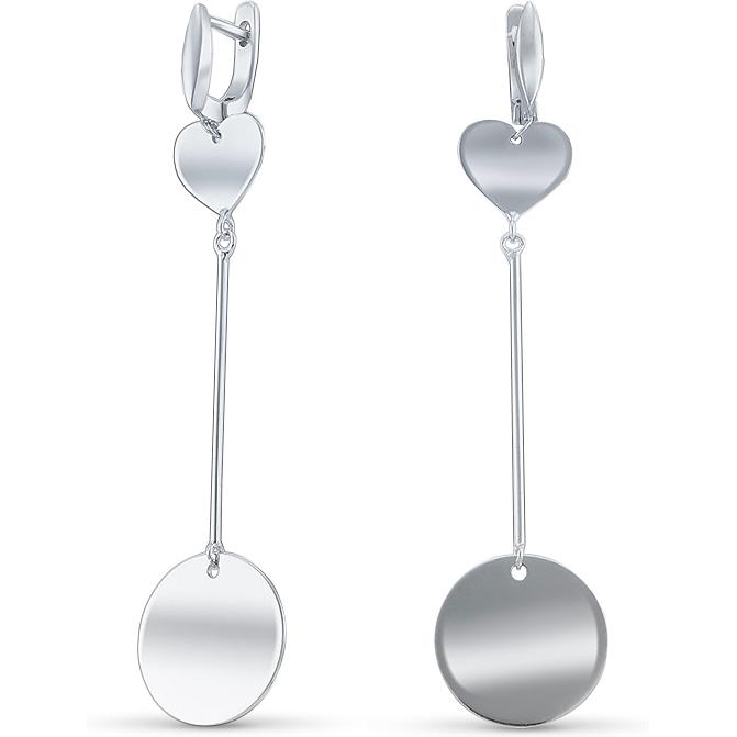 Серьги женские из серебра Silver Wings 02fye10170-113, без вставки